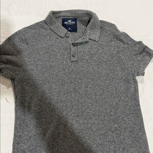 Hollister Charcoal Polo Shirt